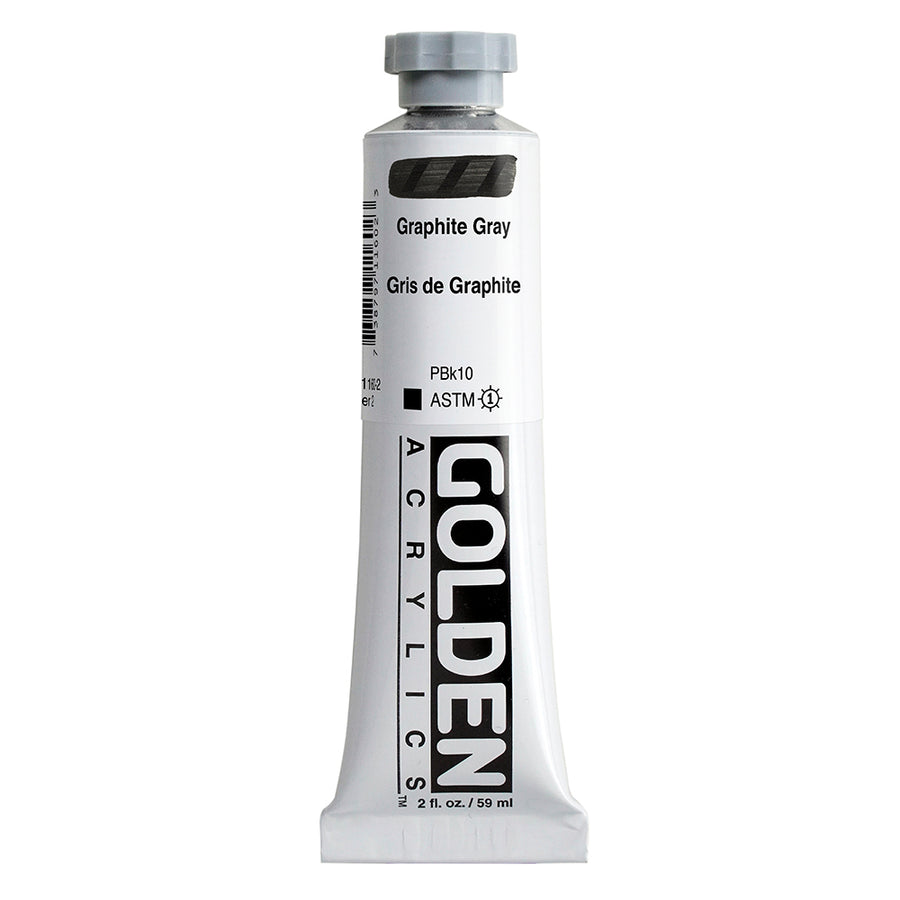 Golden Heavy Body Acrylfarbe Graphitgrau 59 ml