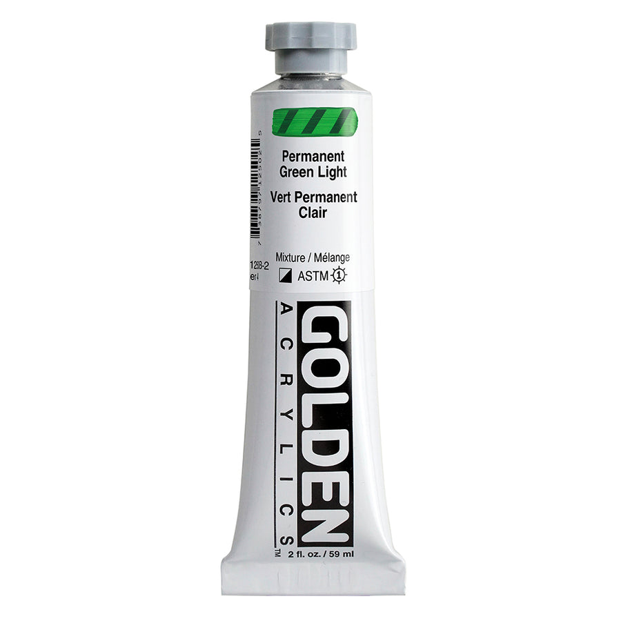 Golden Heavy Body Acrylfarbe Permanentgrun Hell 59 ml
