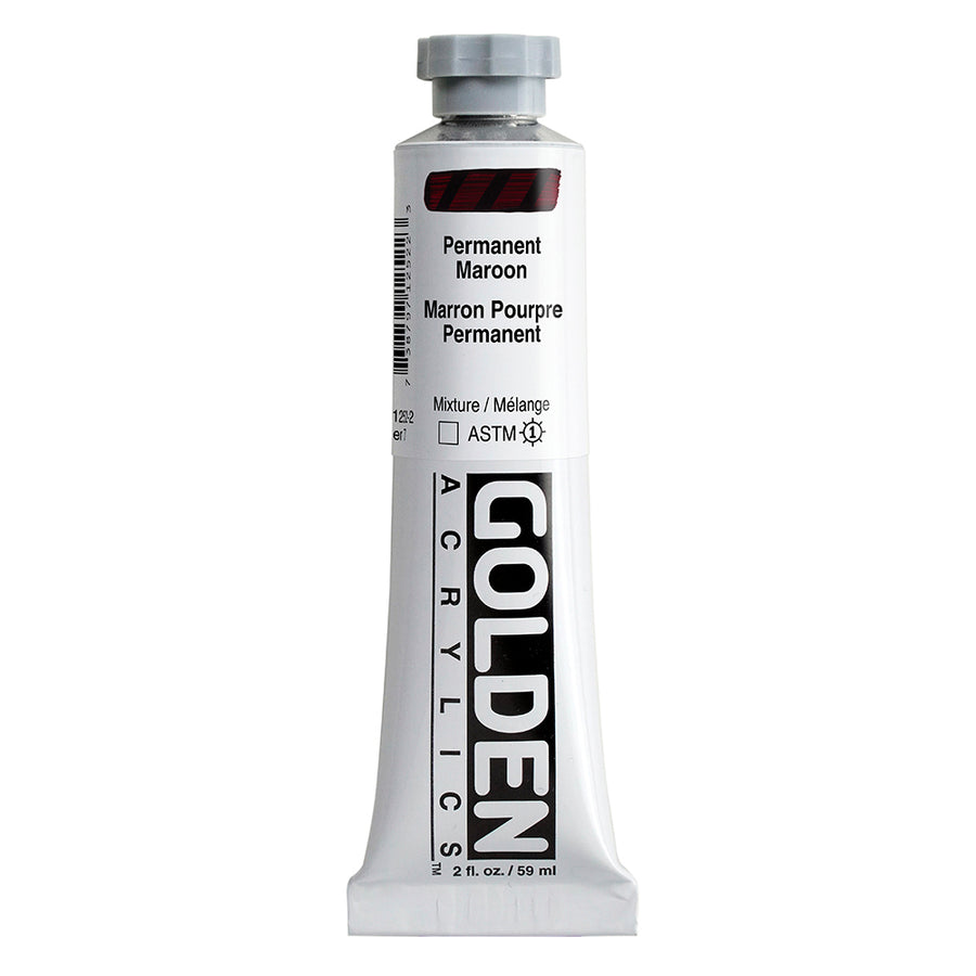 Golden Heavy Body Acrylfarbe Permanent Kast.braun 59 ml