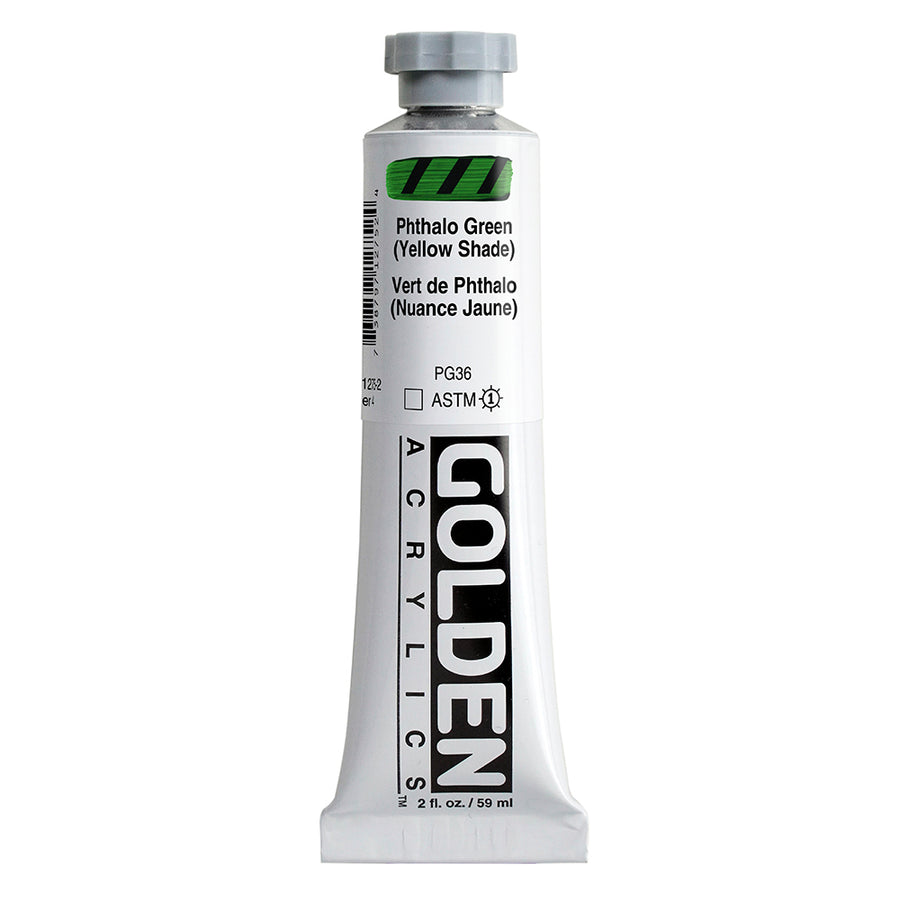 Golden Heavy Body Acrylfarbe Phthalogrun Gelbton 59 ml