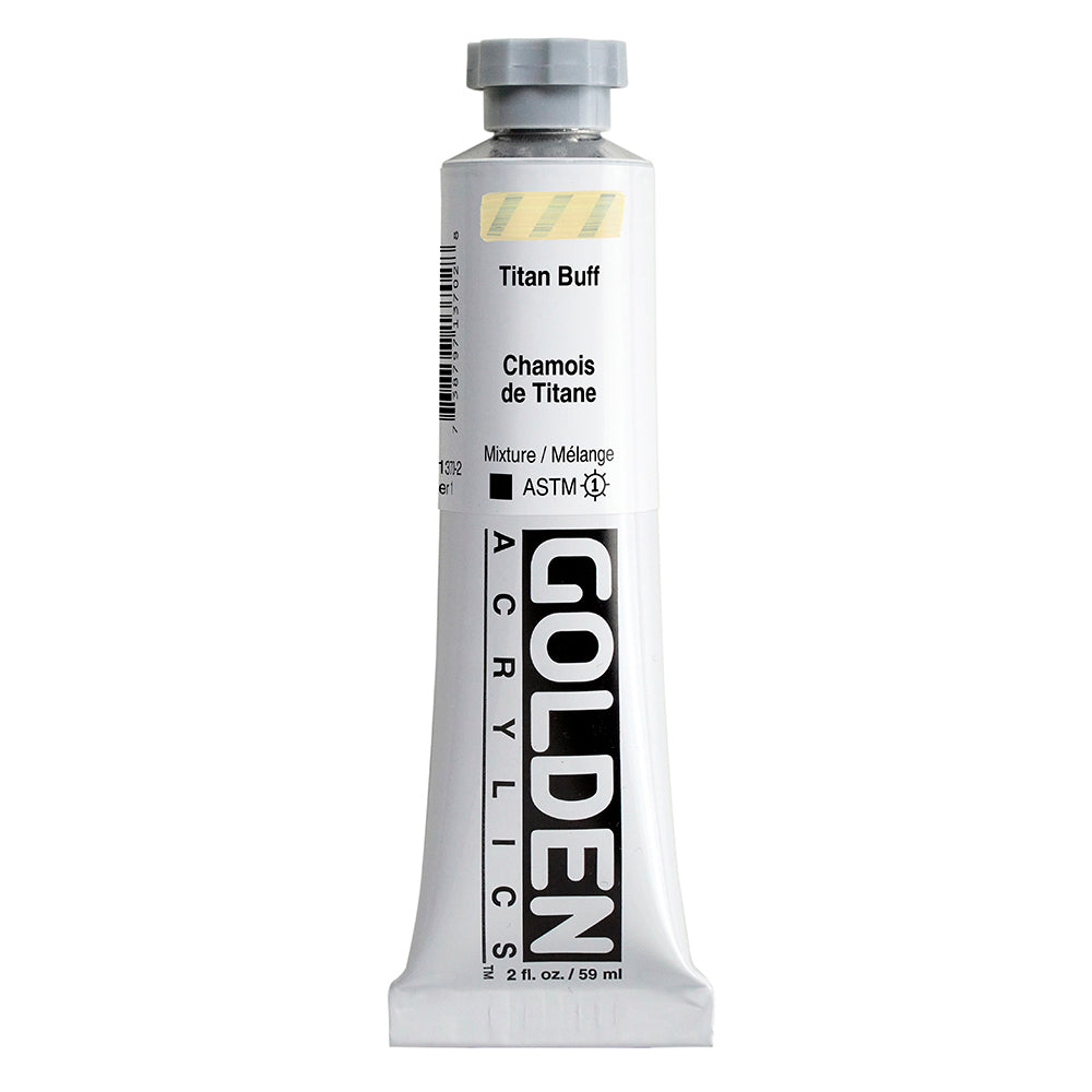 Golden Heavy Body Acrylfarbe Titanbuff 59 ml