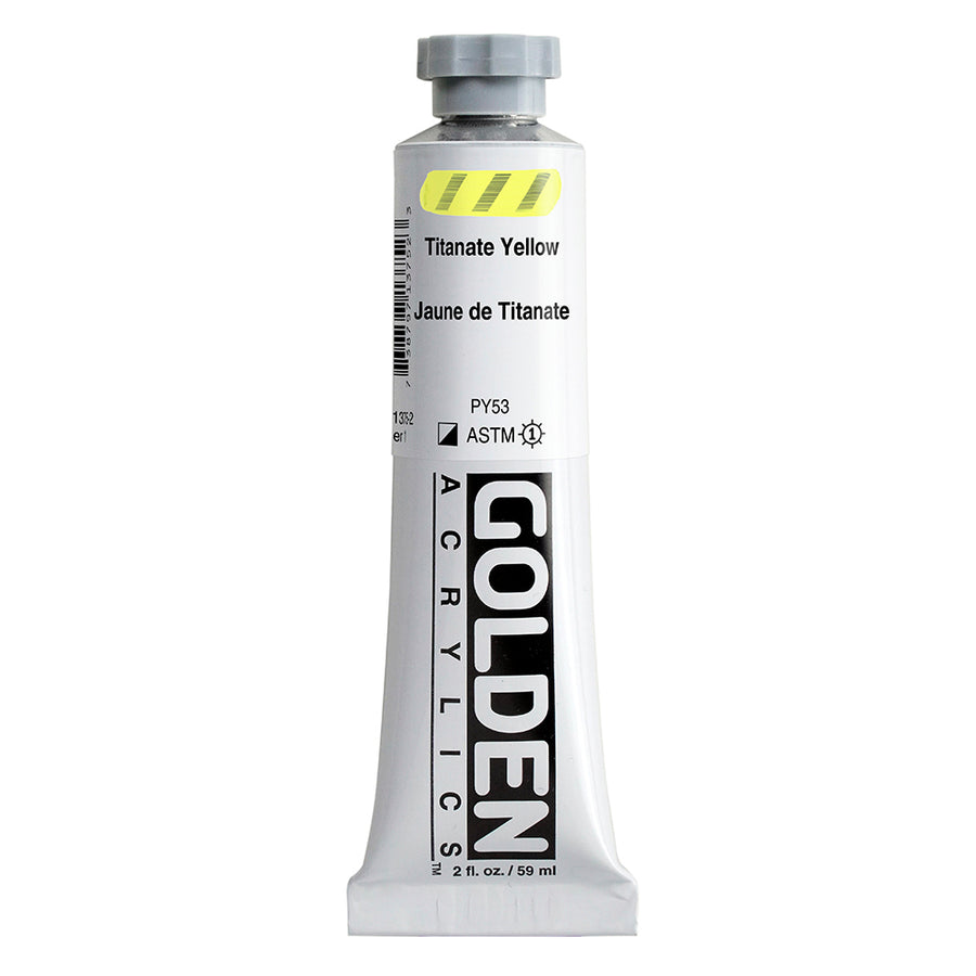Golden Heavy Body Acrylfarbe Titangelb 59 ml
