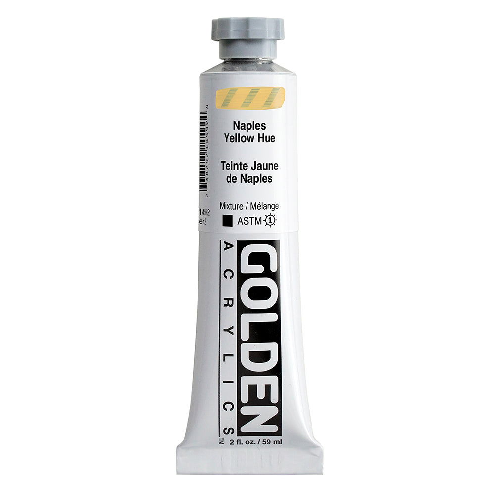 Golden Heavy Body Acrylfarbe Neapelgelb Farbton 59 ml