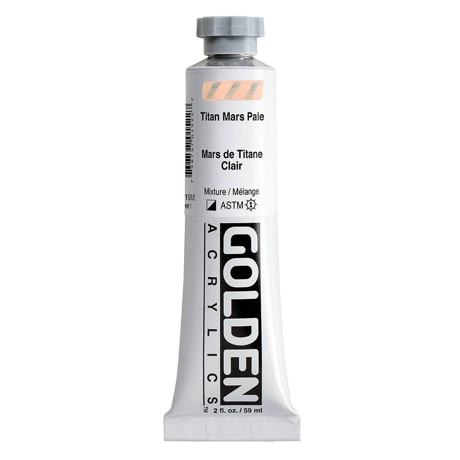 Golden Heavy Body Acrylfarbe Titan Mars Hell 59 ml