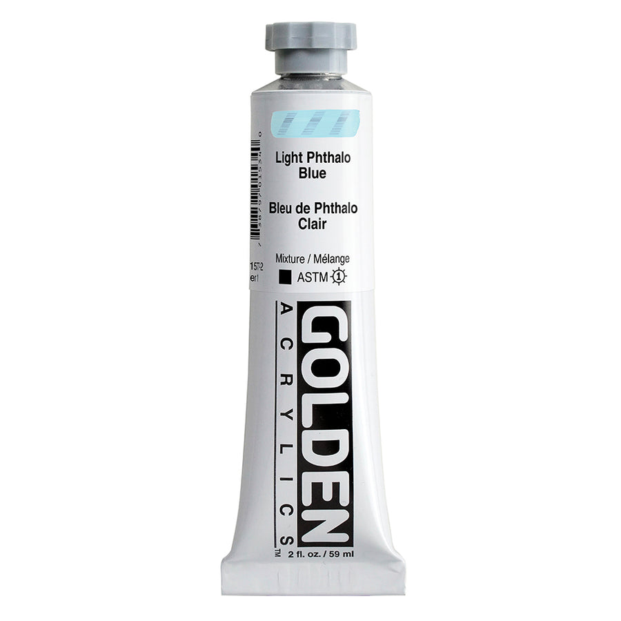 Golden Heavy Body Acrylfarbe Phthaloblau Hell 59 ml