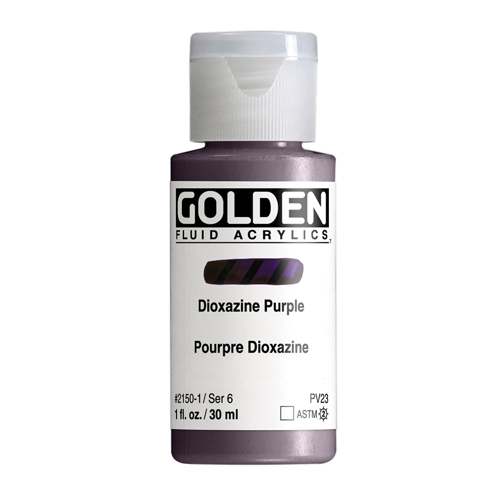 Golden Fluid Acrylfarbe Dioxazin Purpur 30 ml