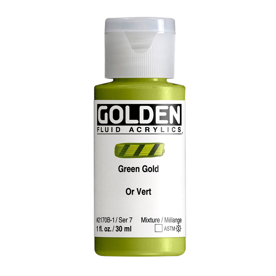 Golden Fluid Acrylfarbe Grungold 1 Fl. Oz./30 ml