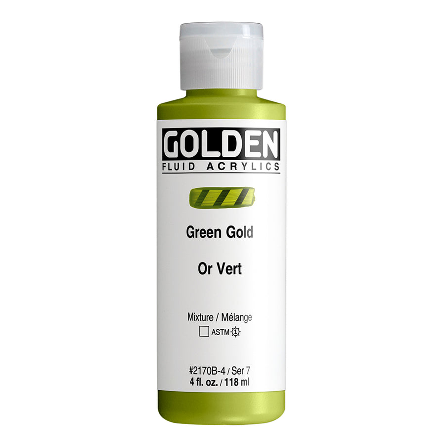 Golden Fluid Acrylfarbe Grungold 118 ml