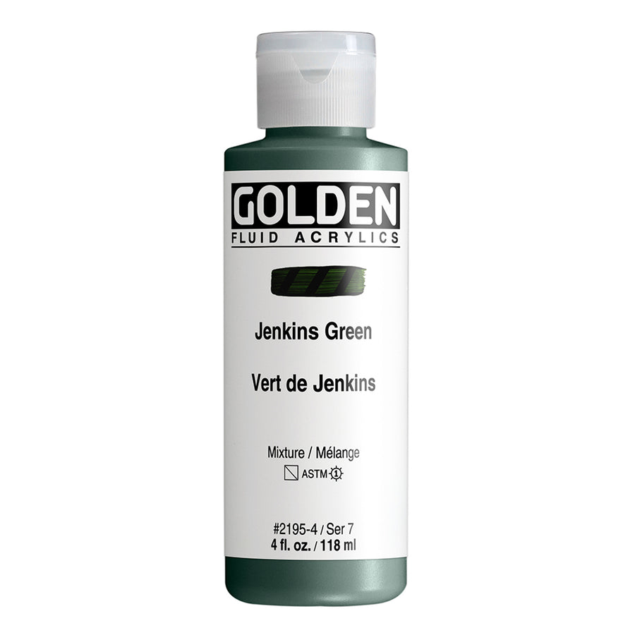 Golden Fluid Acrylfarbe Jenkins Grun 118 ml