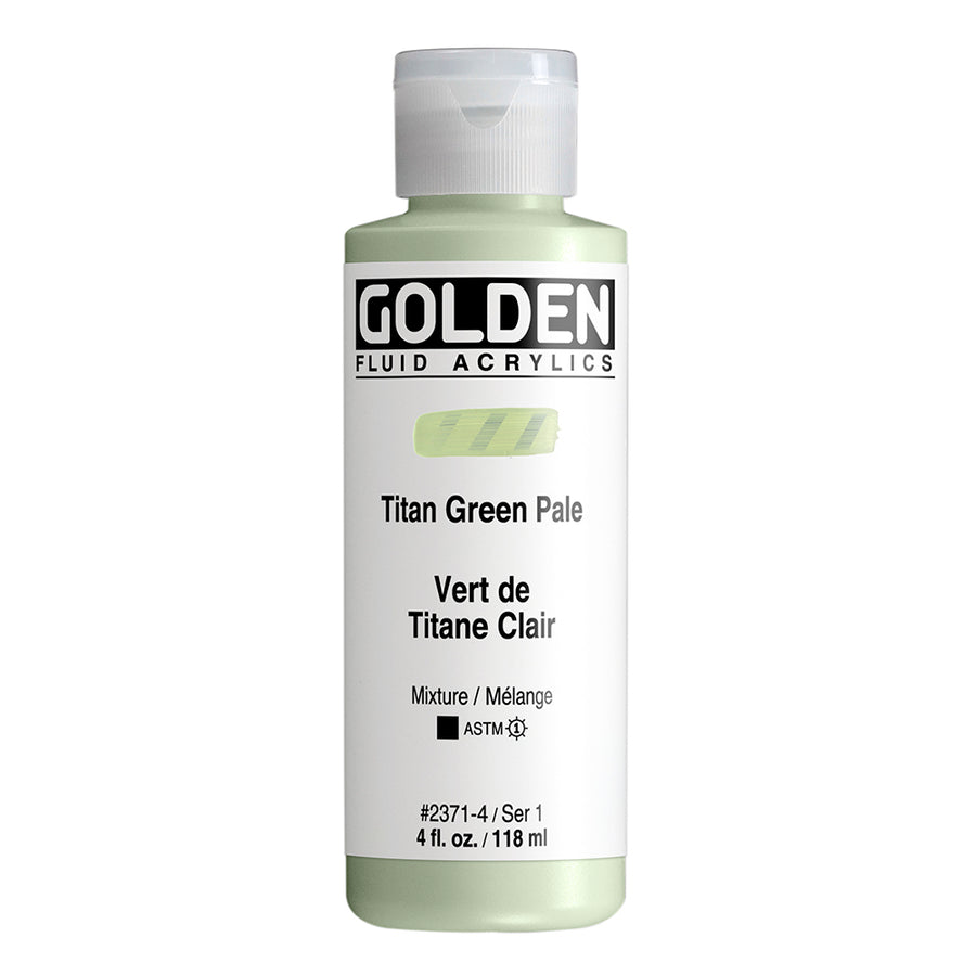 Golden Fluid Acrylfarbe Titan Grun Hell 118 ml