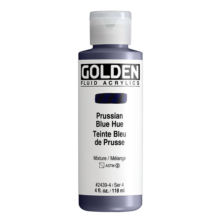 Golden Fluid Acrylfarbe Preussischblau Farbton 118m