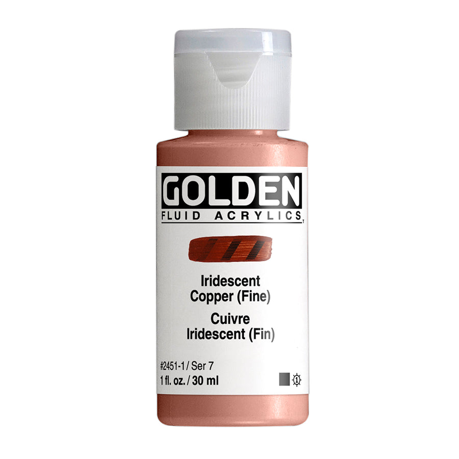 Golden Fluid Acrylfarbe Irisierende Kupfer (Fein) 30 ml