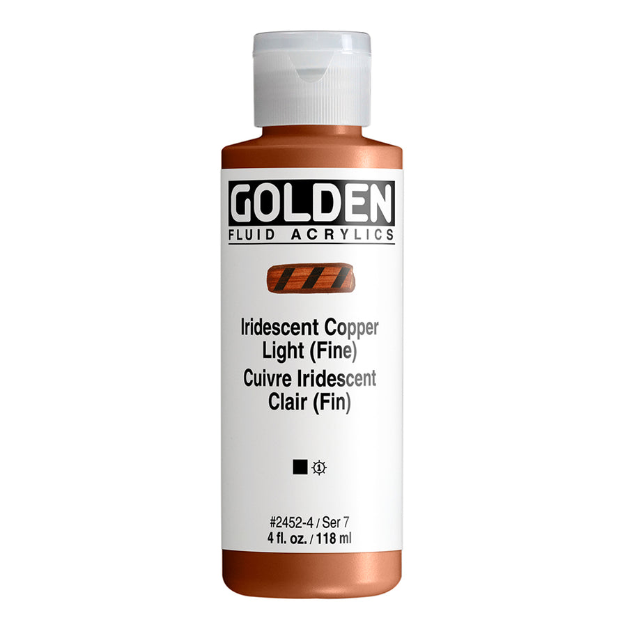 Golden Fluid Acrylfarbe Irisierende Kupfer Hell (Fein) 118m