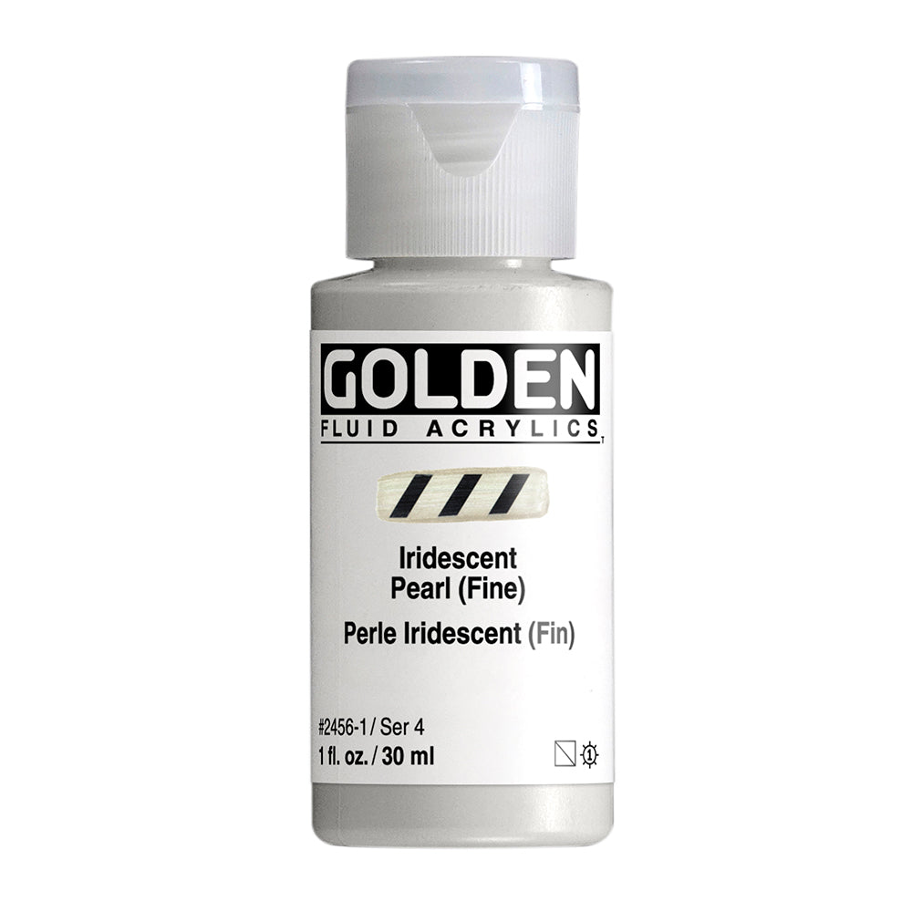 Golden Fluid Acrylfarbe Irisierende Perlmutt (Fein) 30 ml