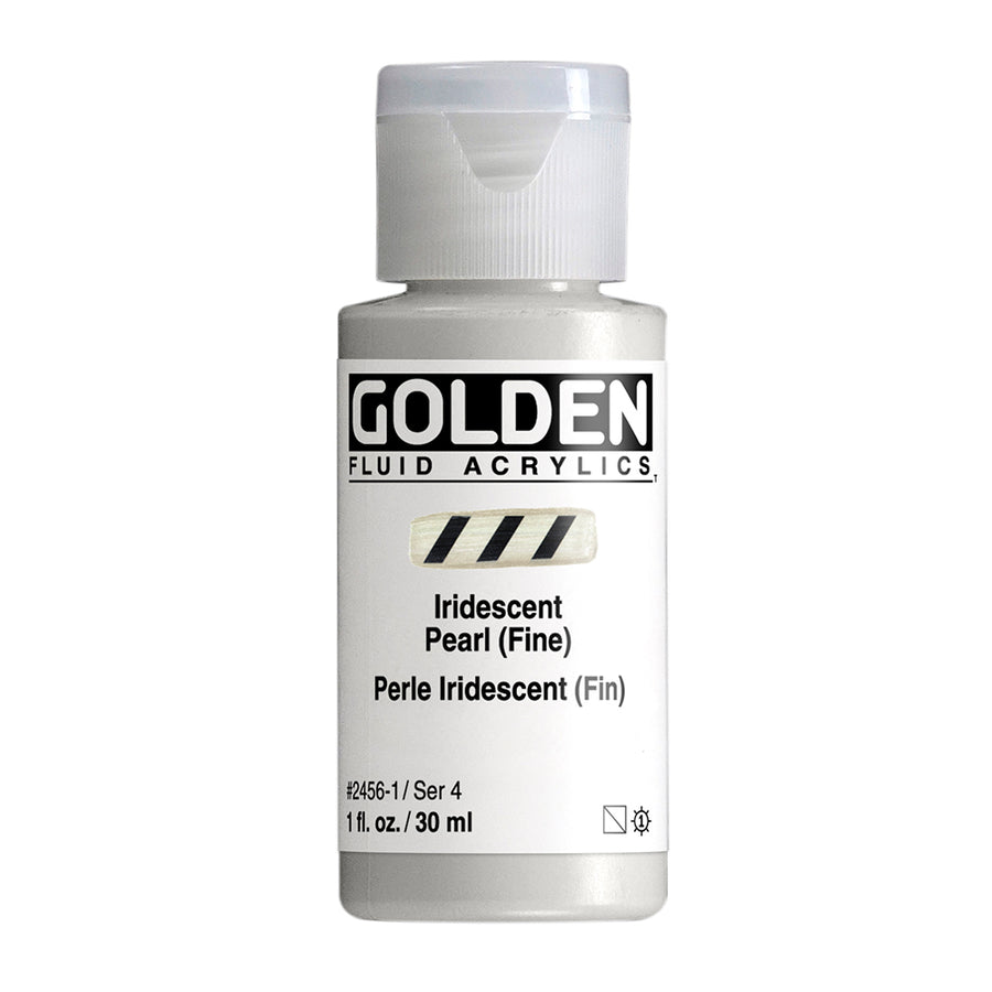 Golden Fluid Acrylfarbe Irisierende Perlmutt (Fein) 30 ml