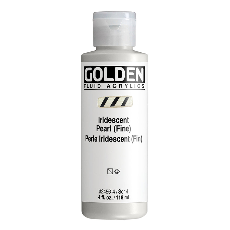 Golden Fluid Acrylfarbe Irisierende Perlmutt (Fein) 118 ml