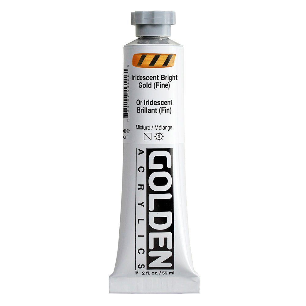 Golden Heavy Body Acrylfarbe Irisierende Glanzgold (Fein) 59 ml
