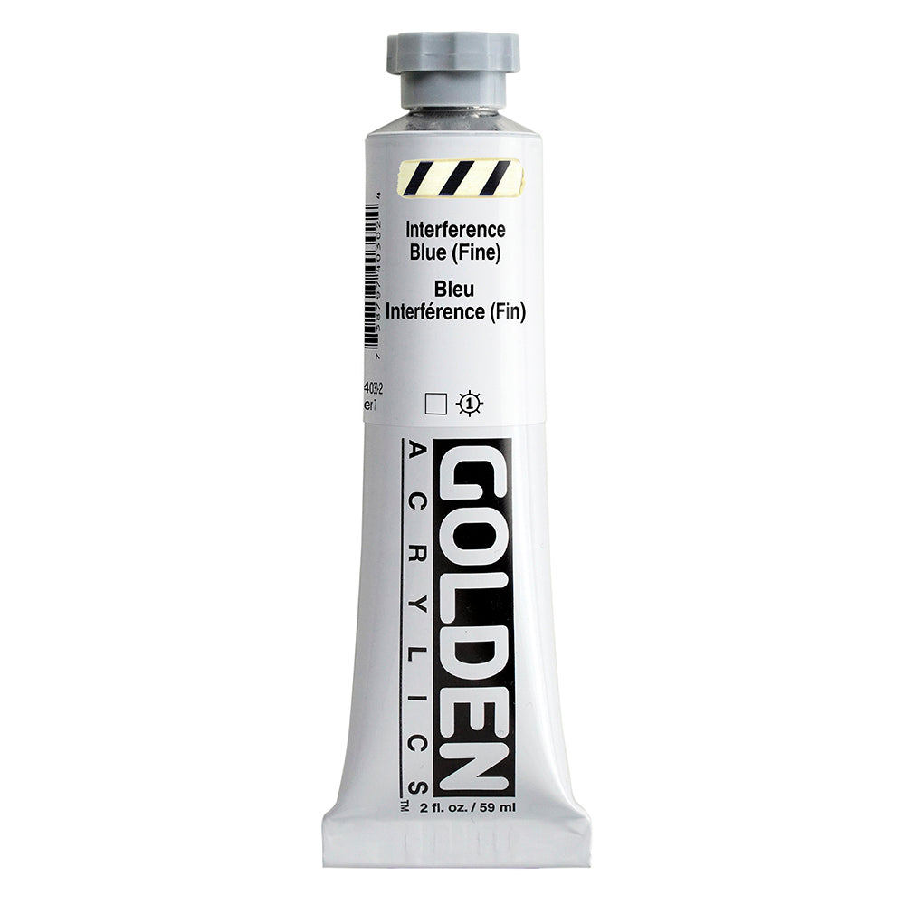 Golden Heavy Body Acrylfarbe Interferenz Blau (Fein) 59 ml