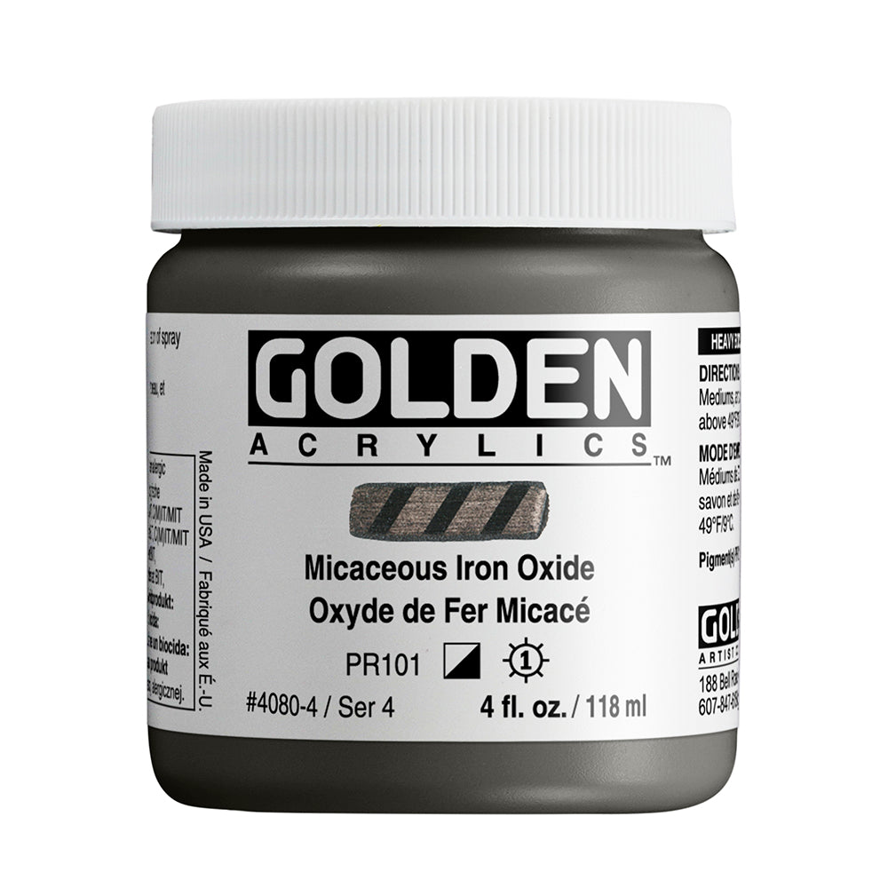 Golden Heavy Body Acrylfarbe Eisenglimmer 118 ml