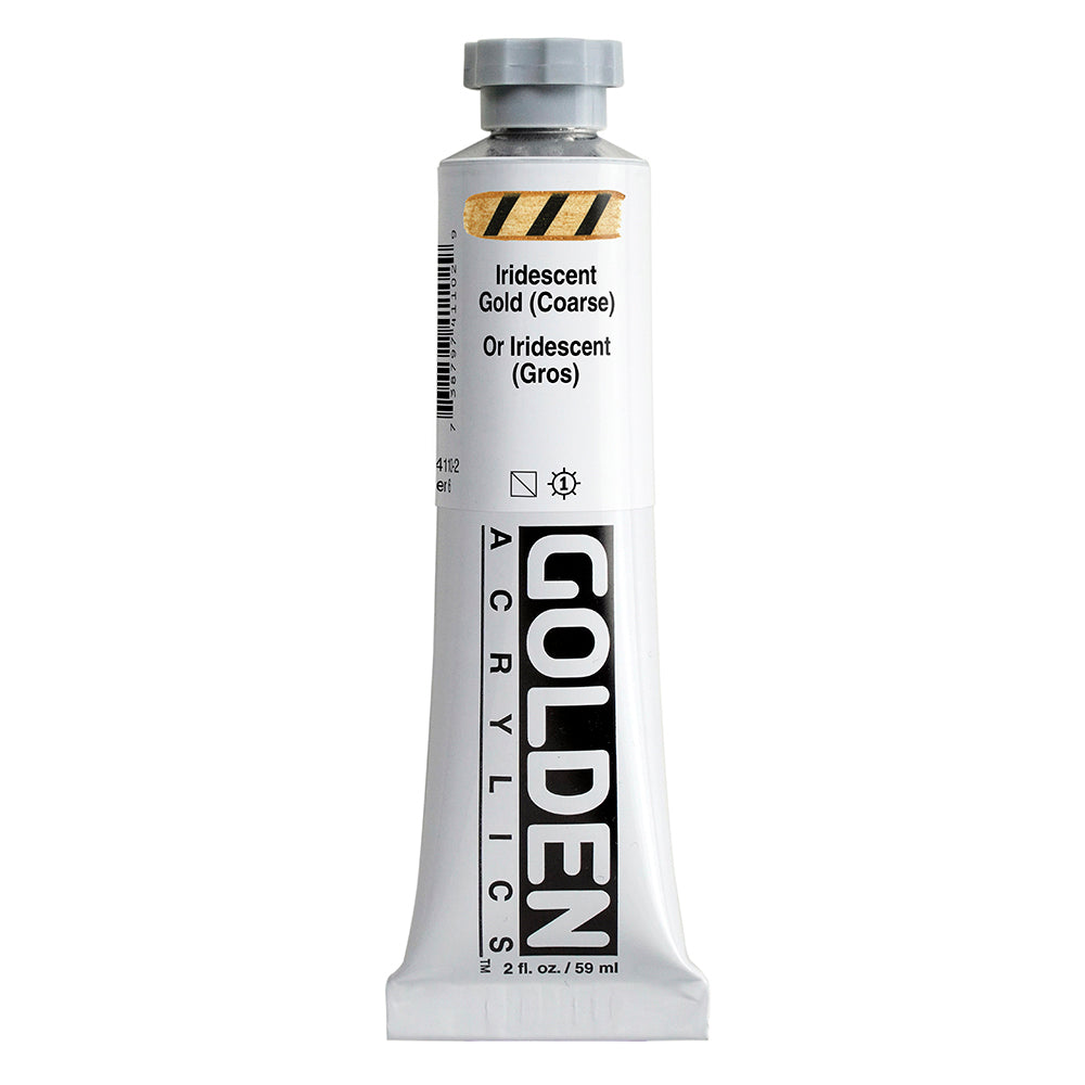 Golden Heavy Body Acrylfarbe Irisierende Gold (Grob) 59 ml