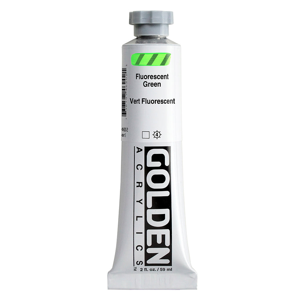 Golden Heavy Body Acrylfarbe Fluoreszierend Grun 59 ml