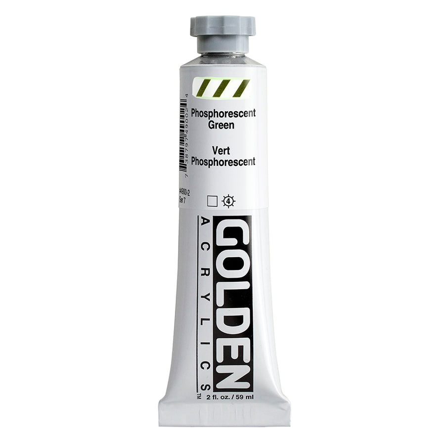 Golden Heavy Body Acrylfarbe Phosphoreszierend Grün 59 ml