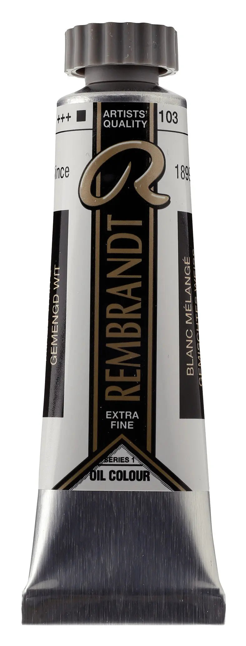 Rembrandt Ölfarbe Tube 150 ml Gemischtes Weiß (Safloröl) 103