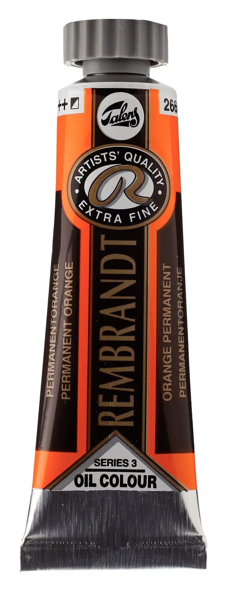 Rembrandt Ölfarbe Tube 15 ml Permanentorange 266 - Kidis Art