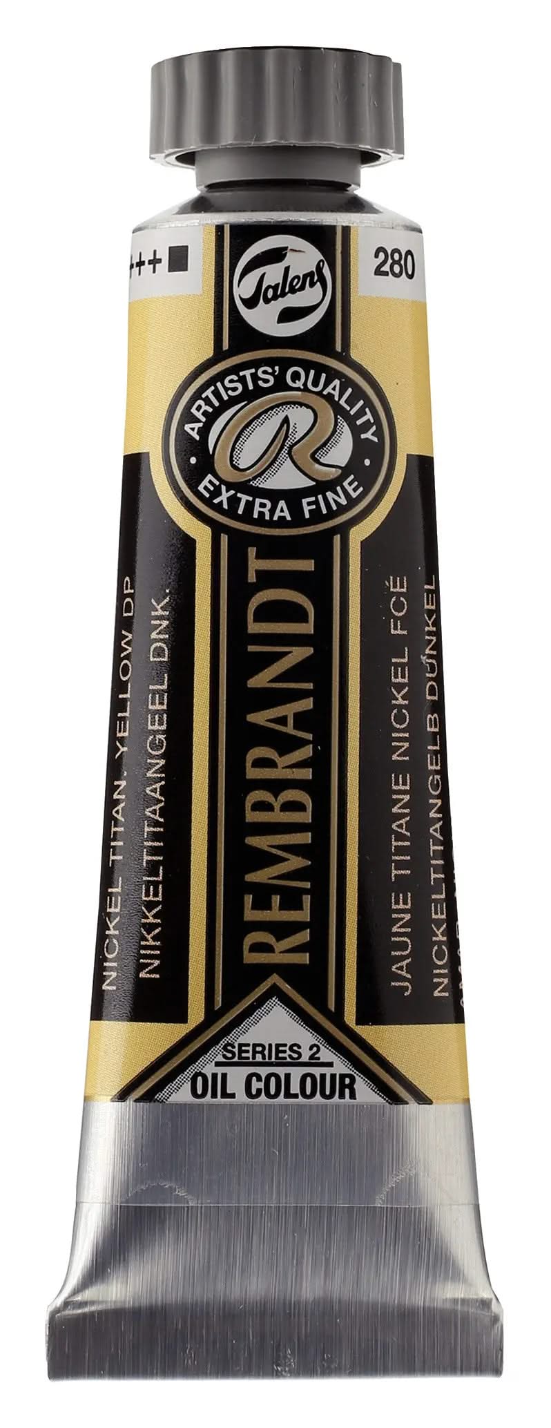 Rembrandt Ölfarbe Tube 15 ml Nicketitangelb Dunkel 280 - Kidis Art