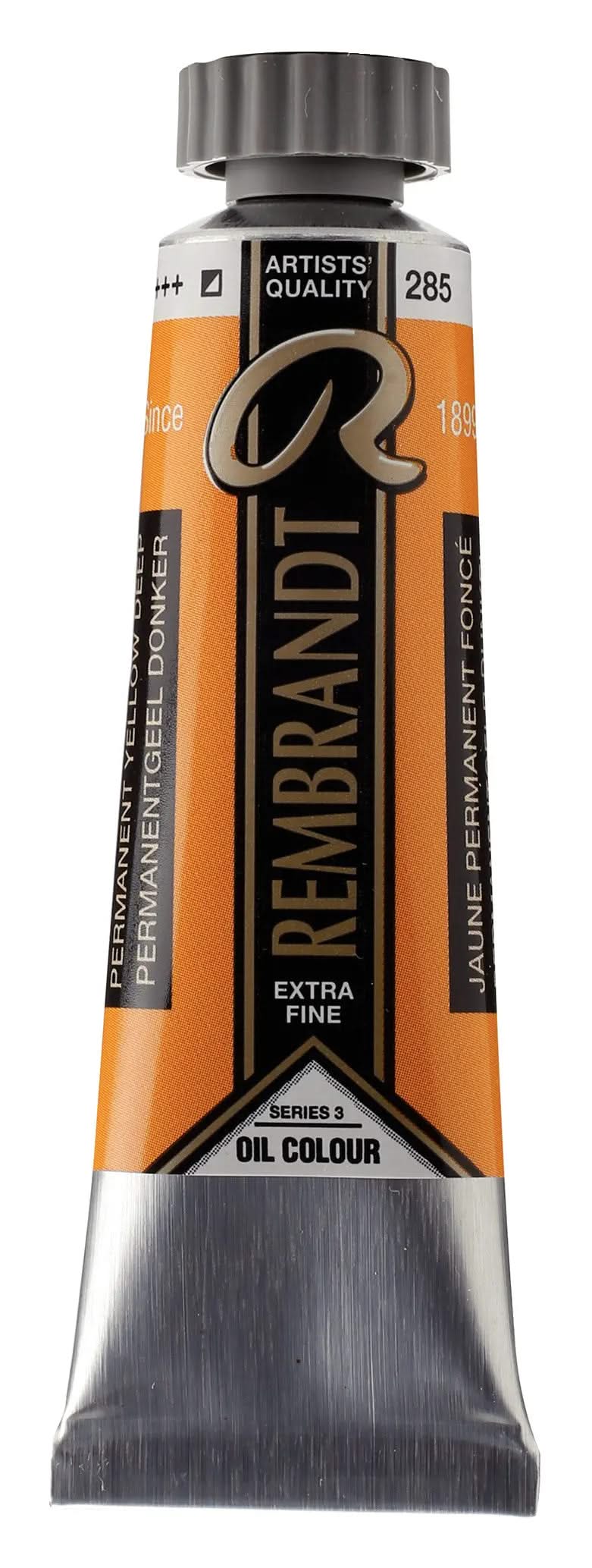 Rembrandt Ölfarbe Tube 15 ml Permanentgelb Dunkel 285 - Kidis Art