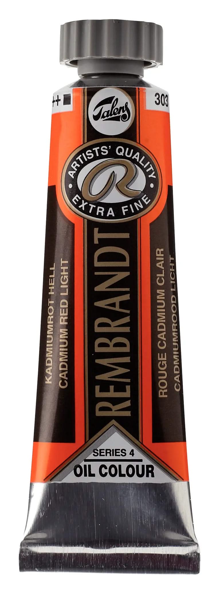 Rembrandt Ölfarbe Tube 15 ml Kadmiumrot Hell 303 - Kidis Art