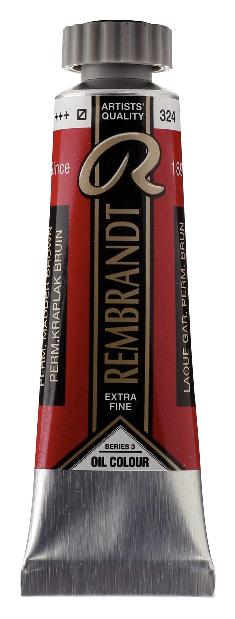 Rembrandt Ölfarbe Tube 15 ml Permanentkrapplack Braun 324 - Kidis Art