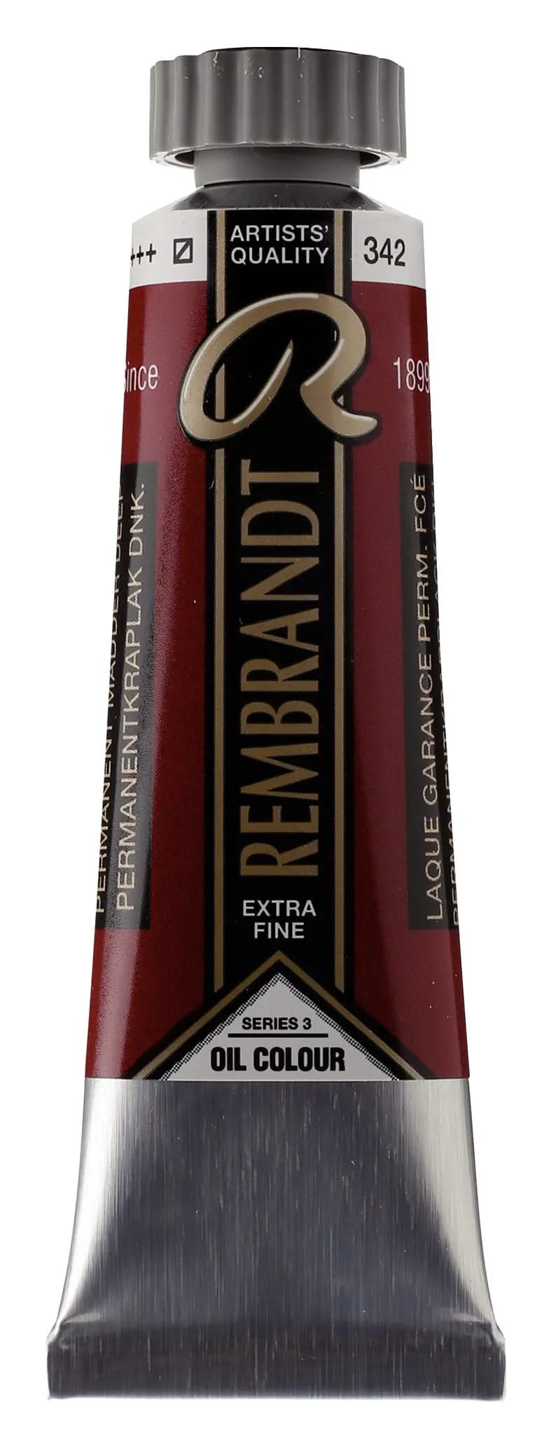 Rembrandt Ölfarbe Tube 15 ml Permanentkrapplack Dunkel 342 - Kidis Art