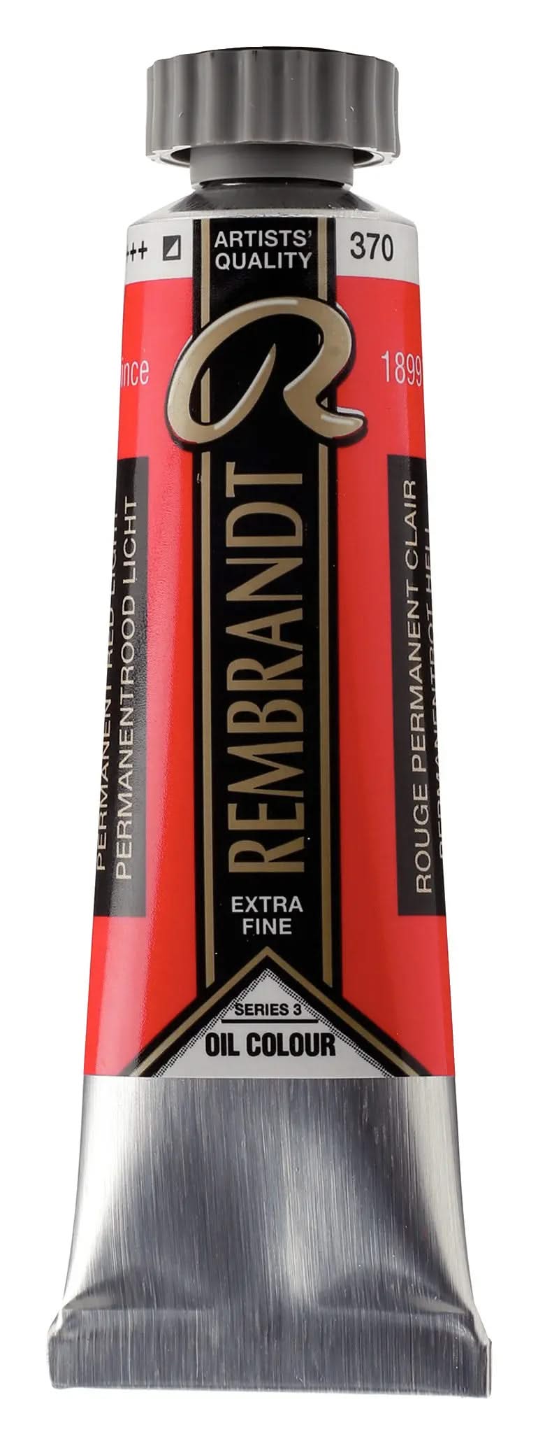 Rembrandt Ölfarbe Tube 15 ml Permanentrot Hell 370 - Kidis Art