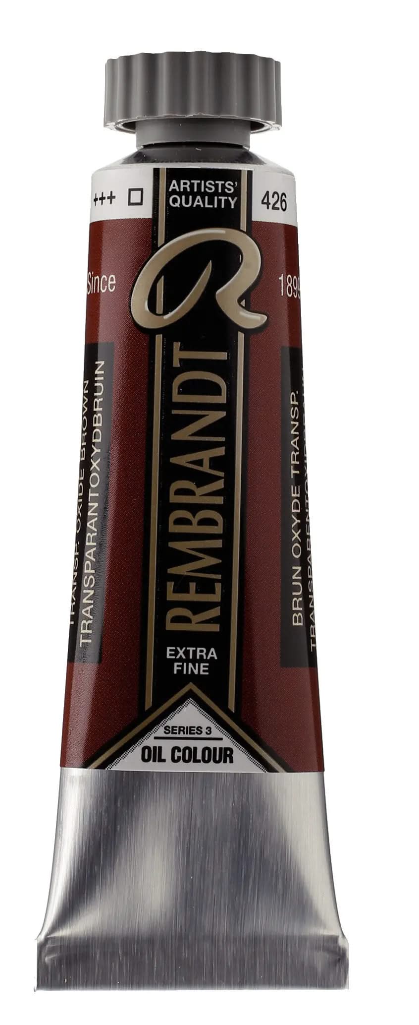 Rembrandt Ölfarbe Tube 15 ml Transparentoxidbraun 426 - Kidis Art