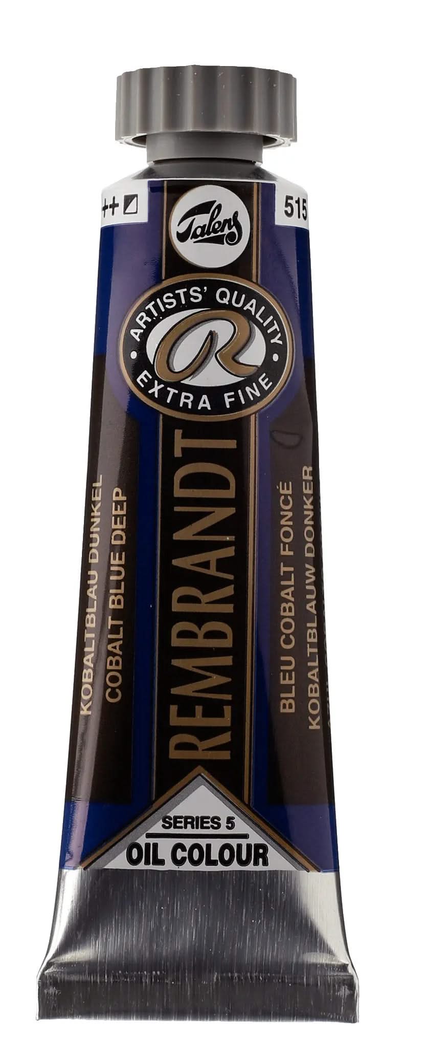 Rembrandt Ölfarbe Tube 15 ml Kobaltblau Dunkel 515 - Kidis Art