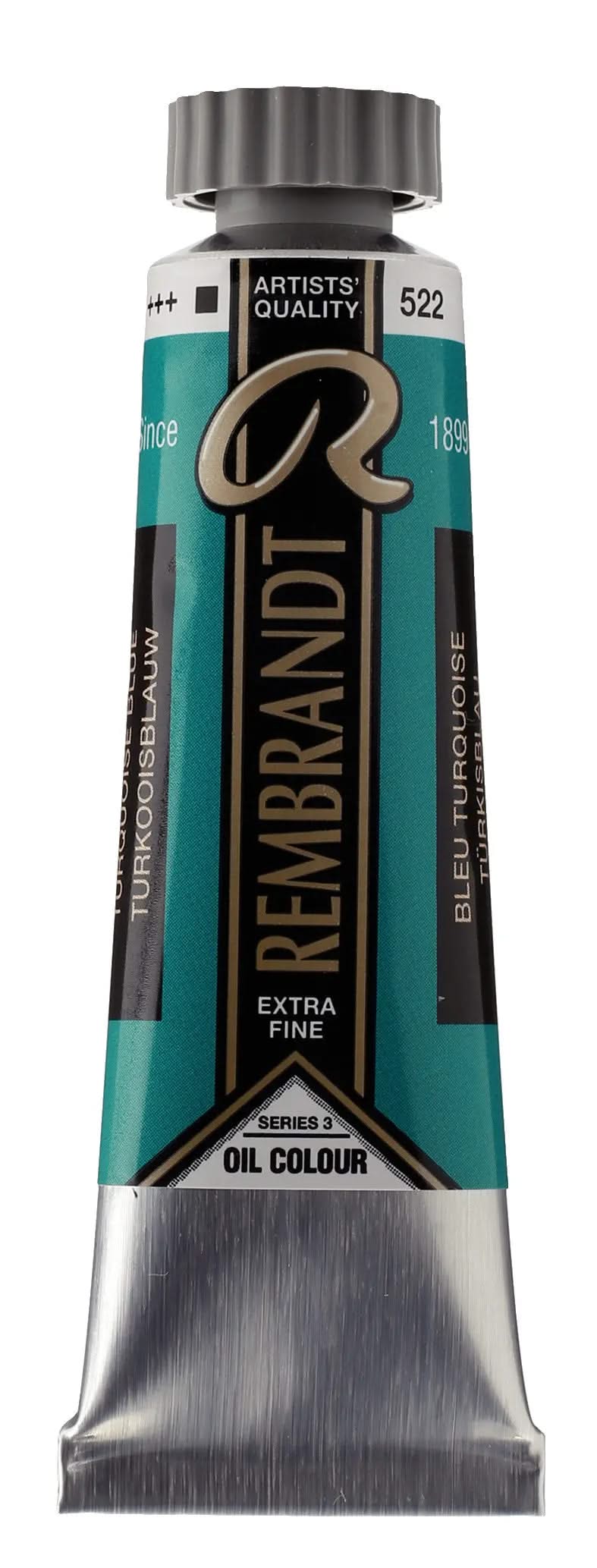 Rembrandt Ölfarbe Tube 15 ml Türkisblau 522 - Kidis Art