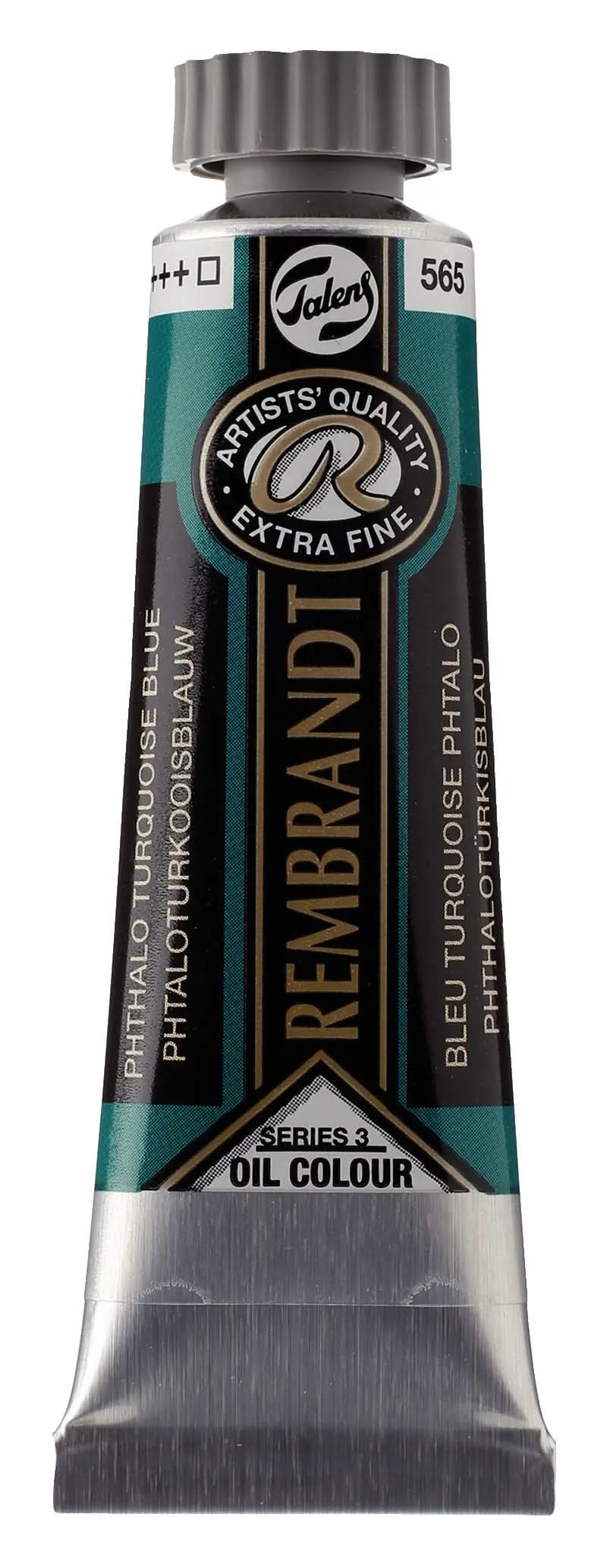 Rembrandt Ölfarbe Tube 15 ml Phthalotürkisblau 565 - Kidis Art