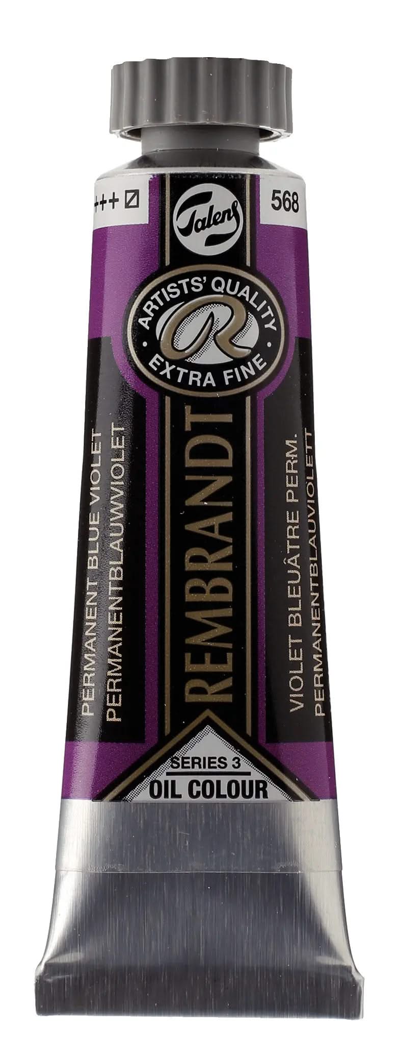 Rembrandt Ölfarbe Tube 15 ml Permanentblauviolett 568 - Kidis Art