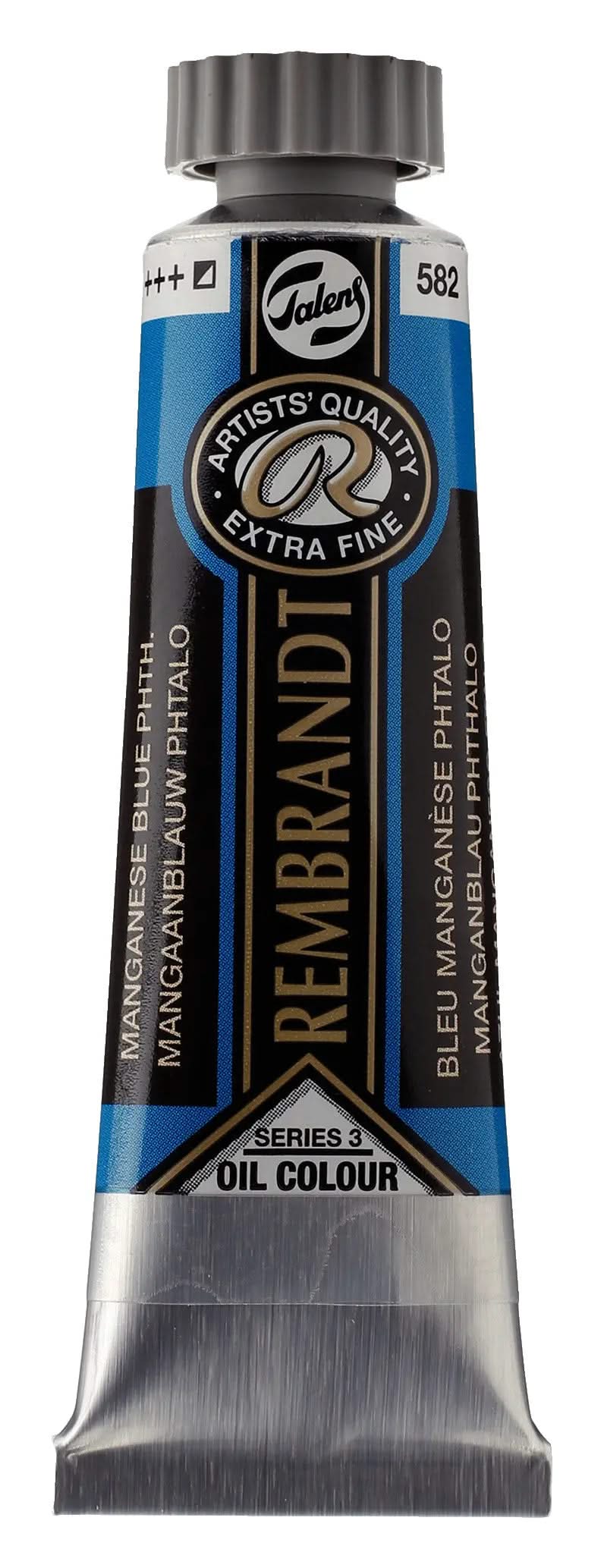 Rembrandt Ölfarbe Tube 15 ml Manganblau Phthalo 582 - Kidis Art