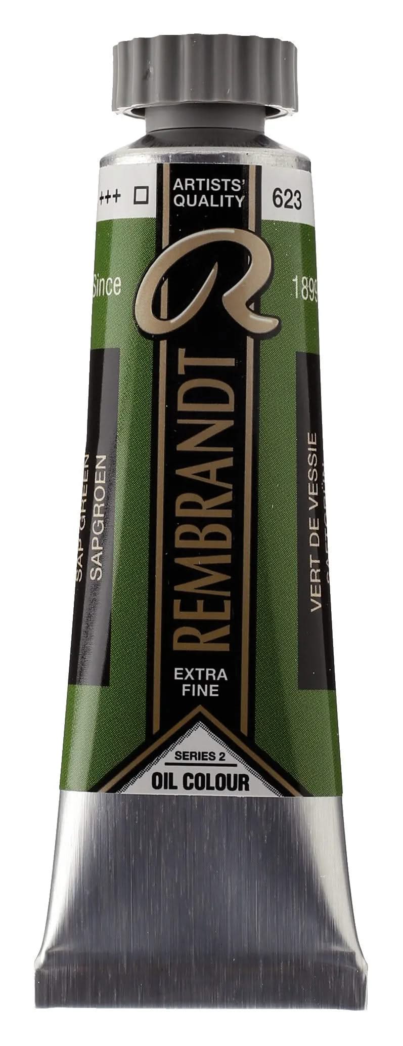 Rembrandt Ölfarbe Tube 15 ml Saftgrün 623 - Kidis Art