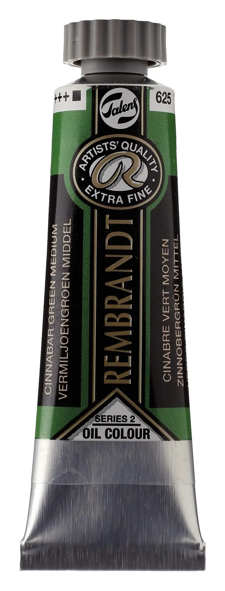 Rembrandt Ölfarbe Tube 15 ml Zinnobergrün Mittel 625 - Kidis Art
