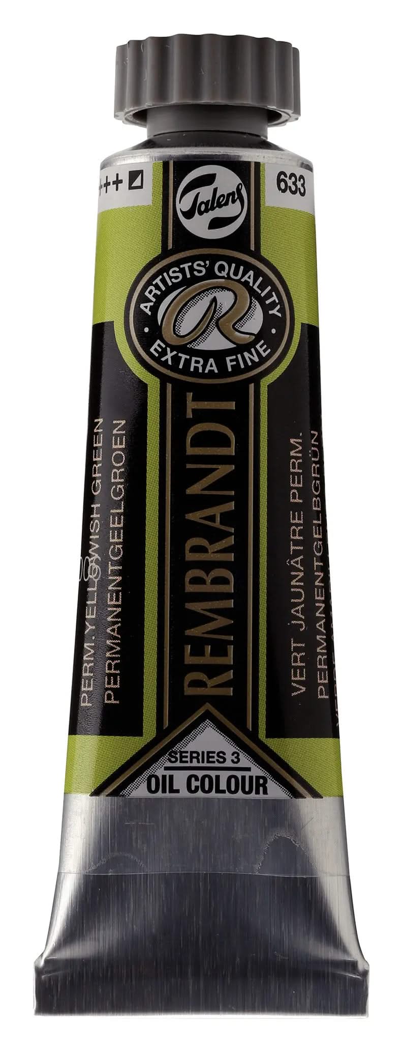 Rembrandt Ölfarbe Tube 15 ml Permanentgelbgrün 633 - Kidis Art