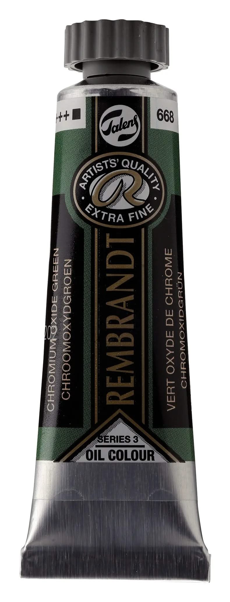 Rembrandt Ölfarbe Tube 15 ml Chromoxidgrün 668 - Kidis Art