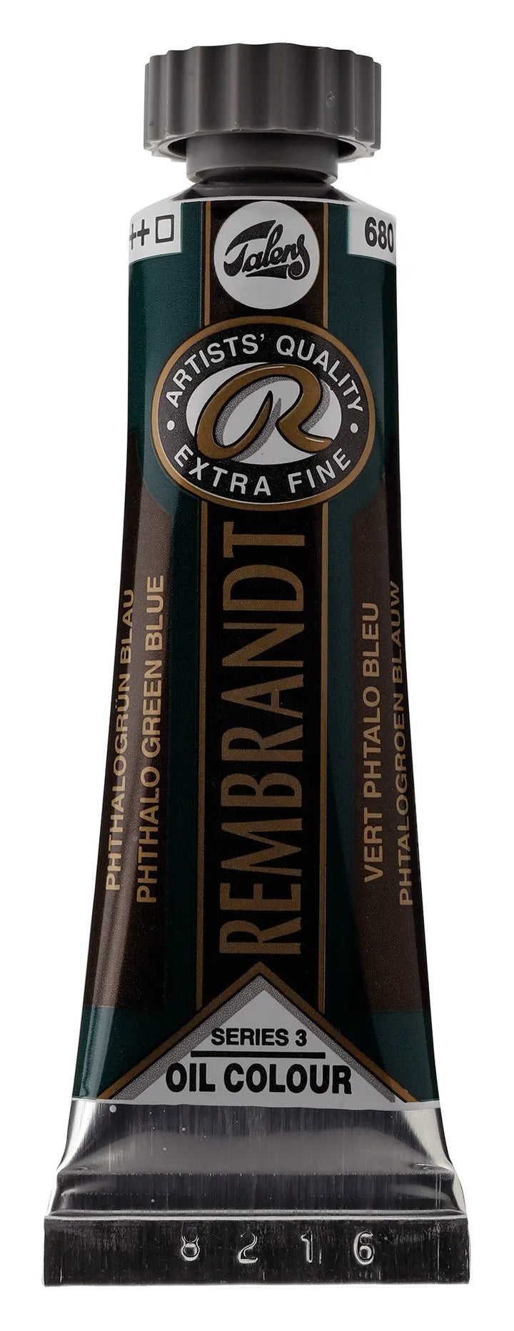 Rembrandt Ölfarbe Tube 40 ml Phthalogrün Bläulich 680