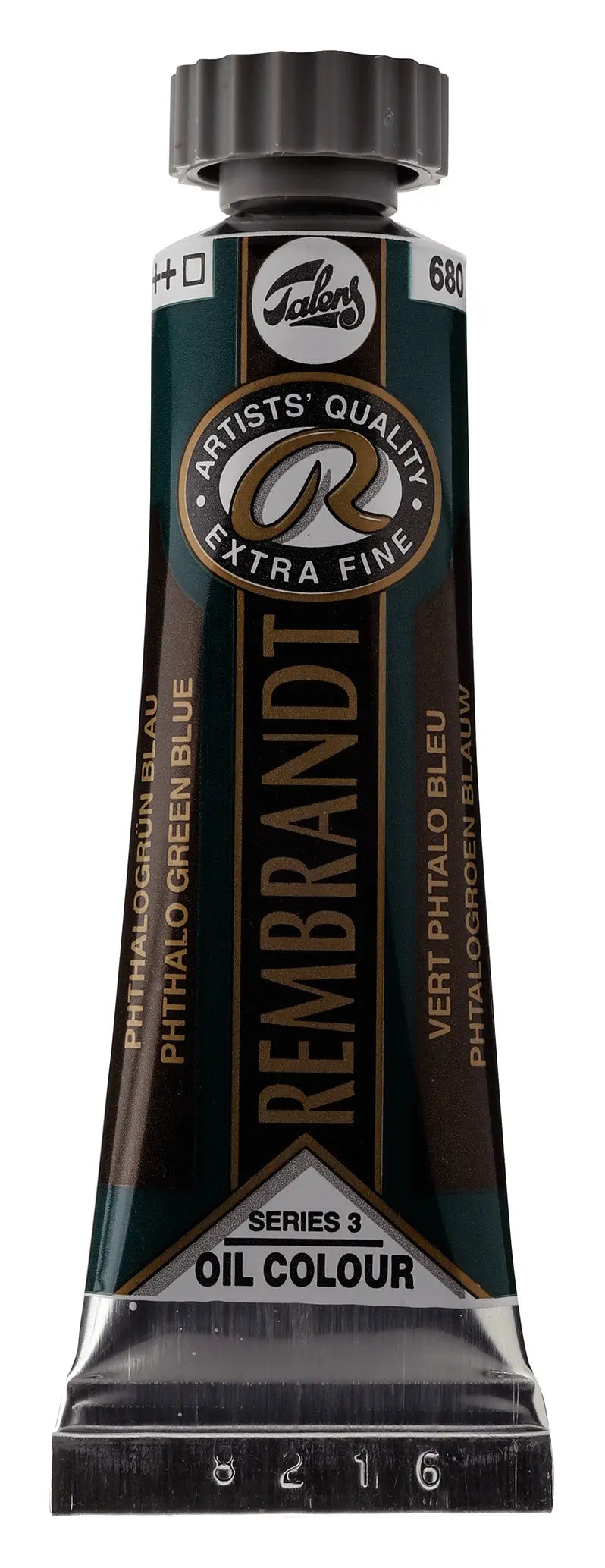 Rembrandt Ölfarbe Tube 40 ml Phthalogrün Bläulich 680