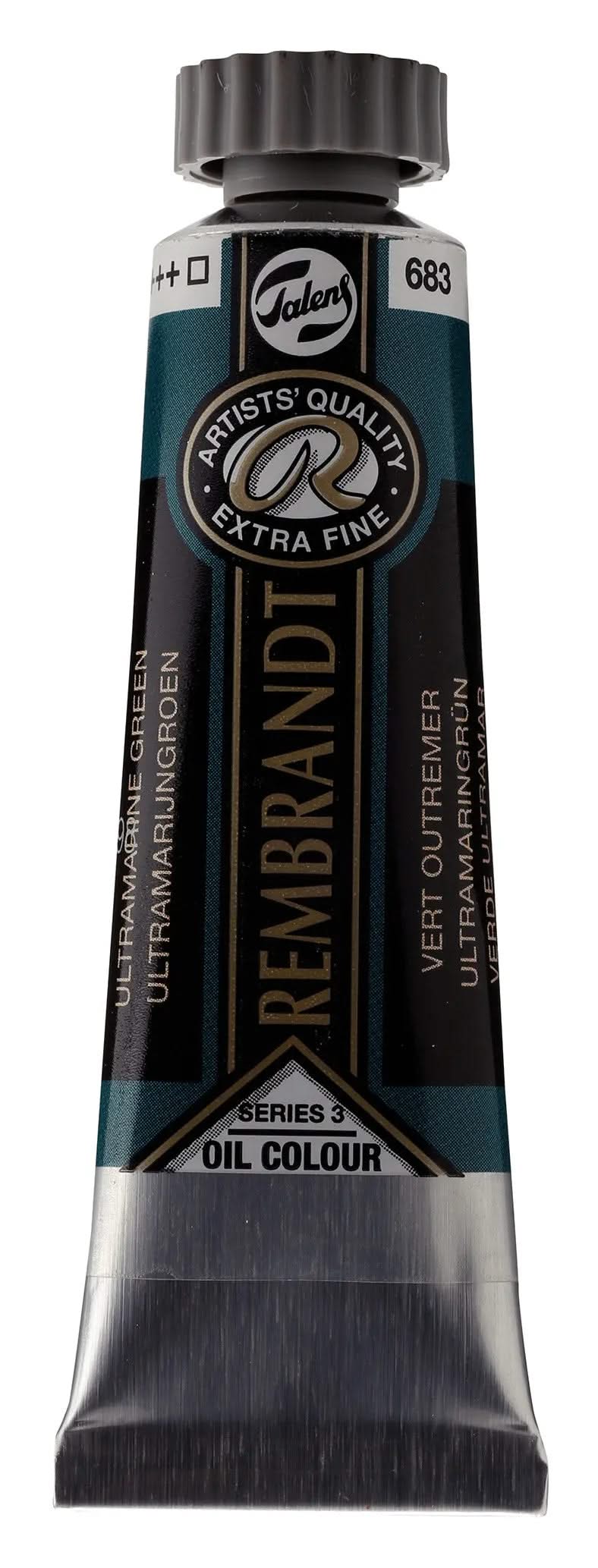Rembrandt Ölfarbe Tube 15 ml Ultramaringrün 683 - Kidis Art