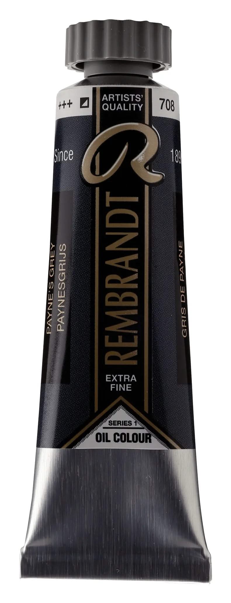 Rembrandt Ölfarbe Tube 15 ml Paynegrau 708 - Kidis Art