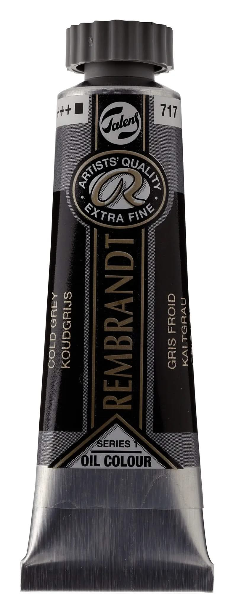 Rembrandt Ölfarbe Tube 15 ml Kaltgrau 717 - Kidis Art