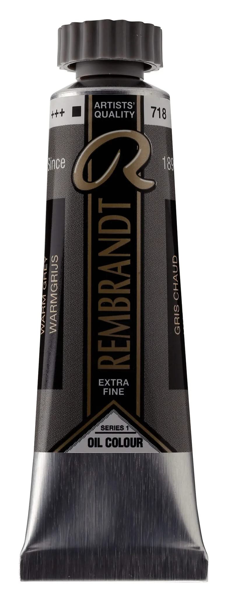 Rembrandt Ölfarbe Tube 15 ml Warmgrau 718 - Kidis Art